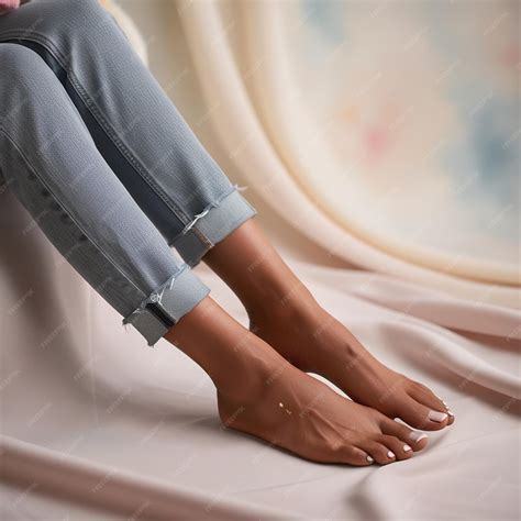 Female Swollen Ankle Photos Common Causes and Remedies | Premium AI