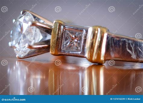 diamond ring side view stock image image  view