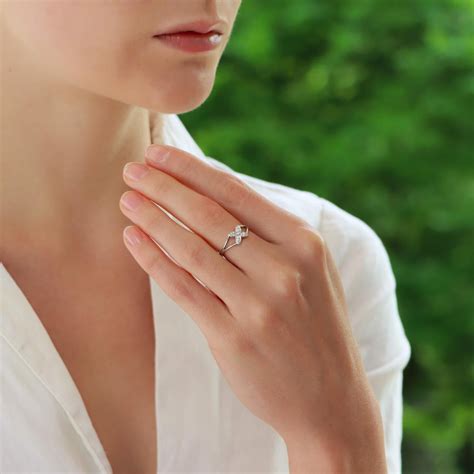 Vintage Tiffany and Co. Victoria Diamond Ring Set in Platinum at