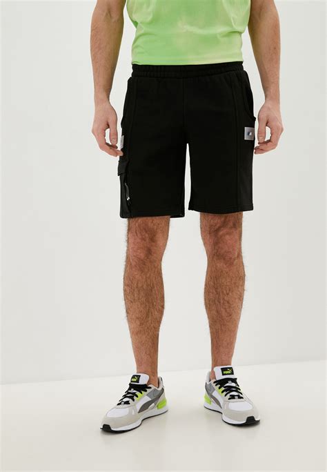 Шорты спортивные PUMA BMW MMS Statement Sweat Shorts, цвет: черный ...