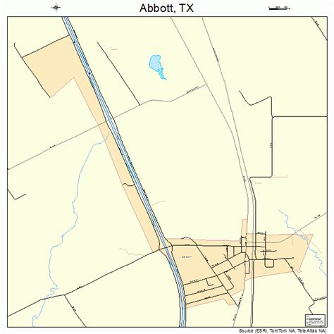 abbott texas street map