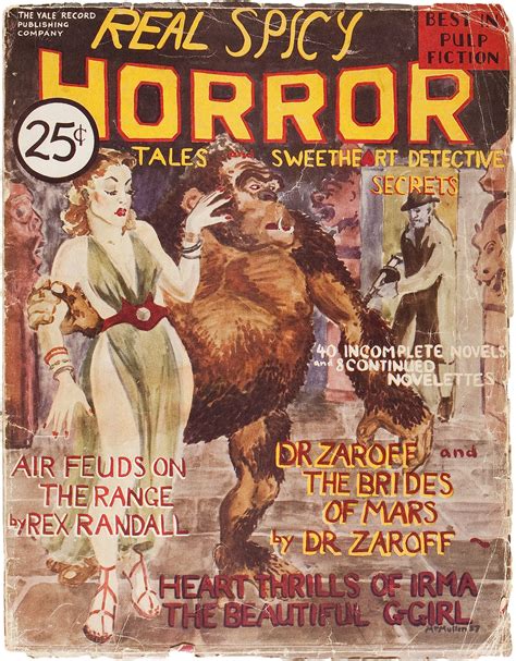 Real Spicy Horror Tales -- Pulp Covers
