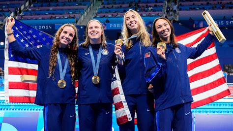 Swimmer Torri Huske is proud of her relay team's gold medal