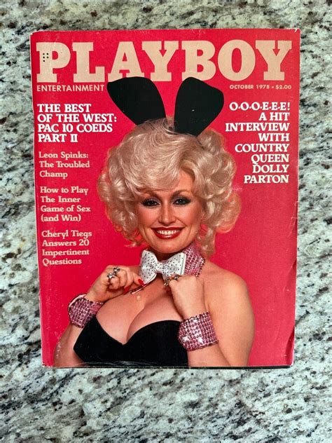 Dolly Parton - Playboy Magazine October 1978 Cheryl Tiegs Leon Spink