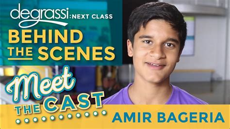 meet amir bageria baaz  degrassi  class youtube