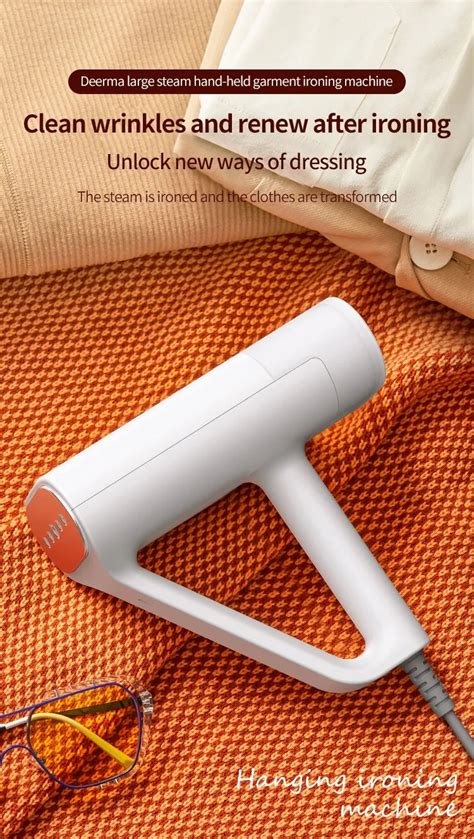 Deerma HS100 Portable Handheld Garment Steamer Vertical Iron 160℃ High ...