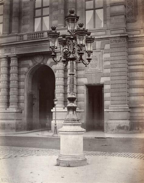 Старинные фонари (газовое освещение) Франции. Париж, 1860-1870-е гг ...