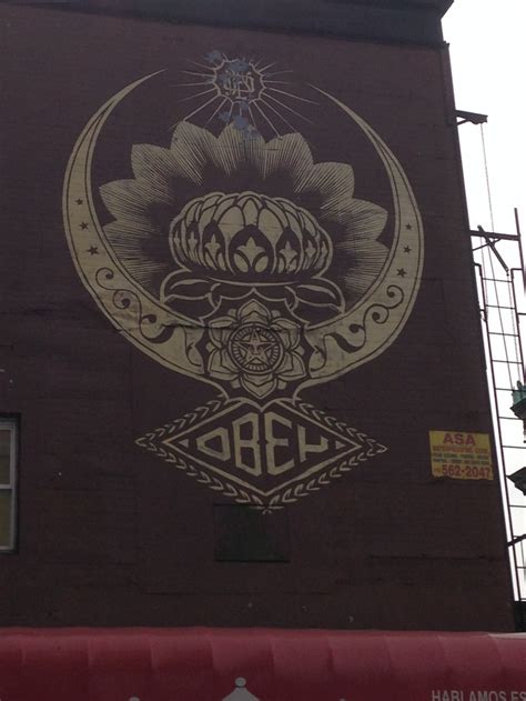 Obey street art, NYC