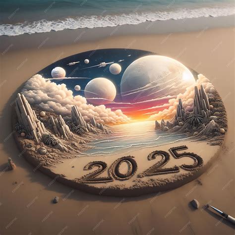 Premium Photo | 2025 illustration
