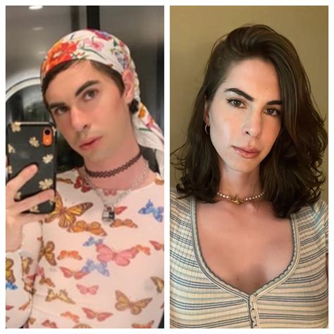 First pic -2 months HRT; second pic 2.4 months hrt : r/transtimelines