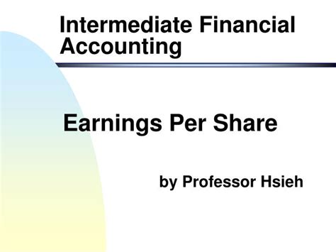 intermediate financial accounting powerpoint