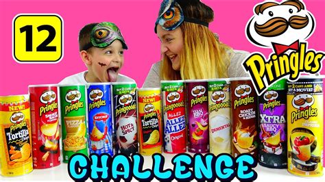 ПРИНГЛС ЧЕЛЛЕНДЖ Отгадываем вкус 12 разных PRINGLES CHALLENGE 12 ...