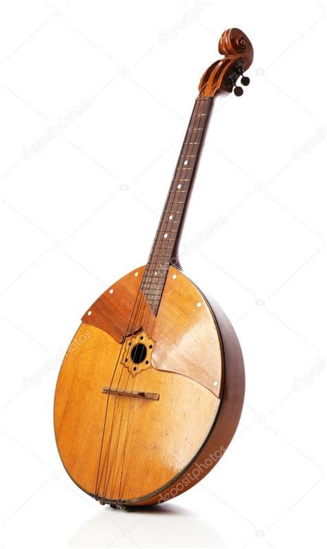 Folk musical instrument domra isolated on white Stock Photo by ...