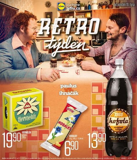 Retro týden v Lidlu v akci Lidl od 19.10. 2015
