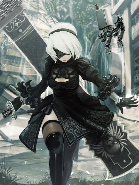 imagenes de  nier automata taringa