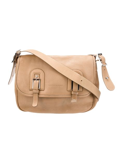 Longchamp Leather Crossbody Bag - Neutrals Crossbody Bags, Handbags ...