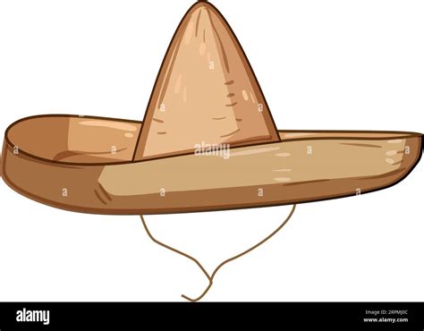mexican sombrero cartoon vector illustration Stock Vector Image & Art ...