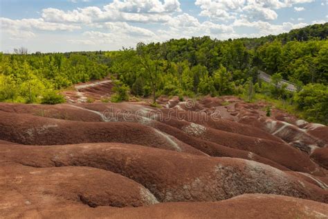 ontarios badlands stock image image  brown badland