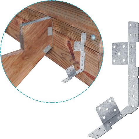 8 PCS Adjustable Stair-Stringer Connector, Tie Straps Bracket ...