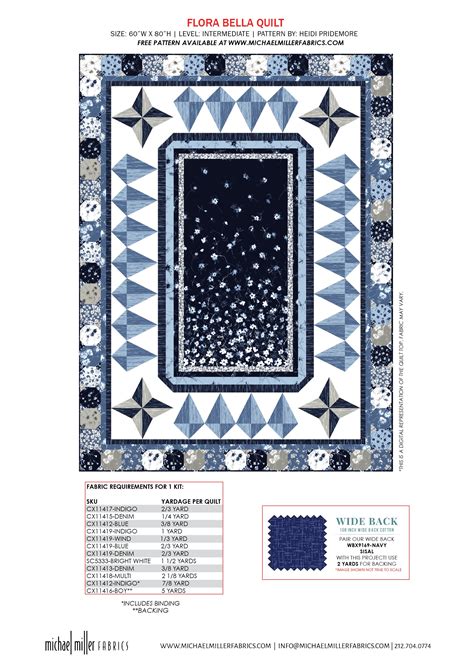 flora bella by heidi pridemore Kitting Guide