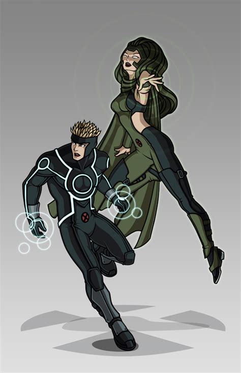 X-men Costume Redesign: Havok and Polaris by Hiroki8 on DeviantArt