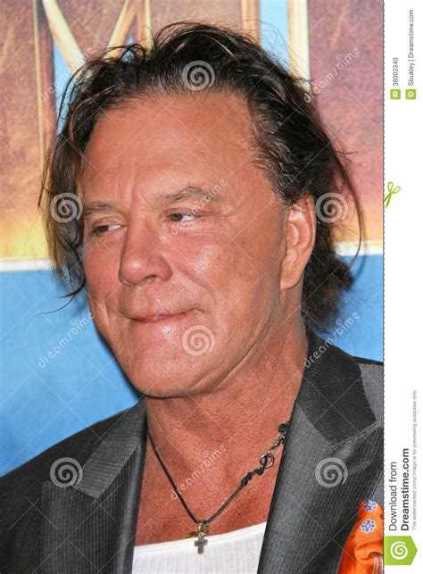 Mickey Rourke editorial image. Image of seasons, film - 38003340