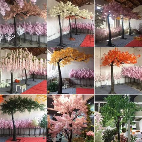 Artificial Indoor Cherry Blossom Tree For Building Display - Buy Cherry ...