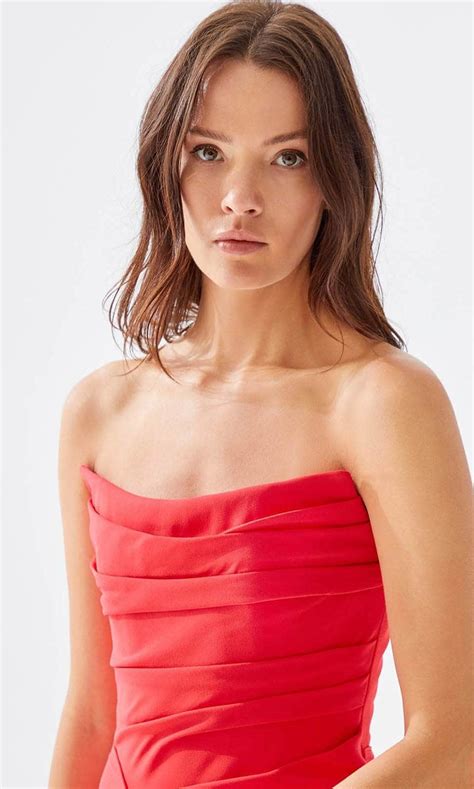 Tarik Ediz 52017 - Strapless Sheath Prom Dress – Couture Candy