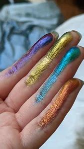 Многохромные тени для век хамелеон, металлическая блестящая палитра ...