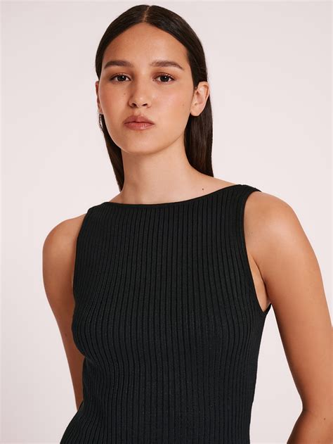 Nude Lucy Ami Knit Dress Black | Glue Store