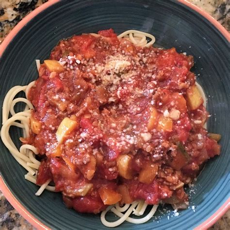 Sunday Supper, Grits, and Champagne: Ratatouille Pasta Sauce