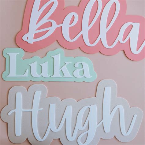 double layered acrylic  sign personalised  coco