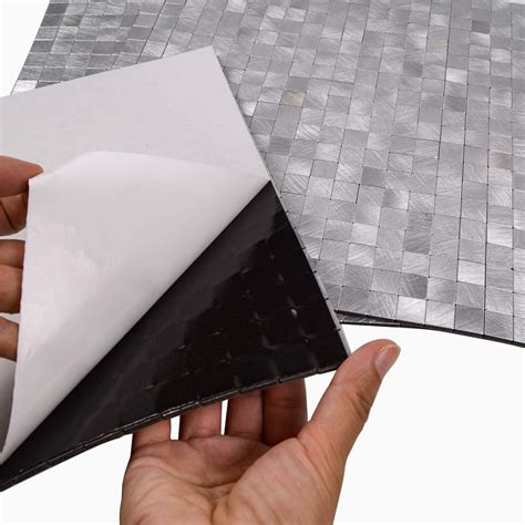 Buy Miscasa Peel and Stick Metal Backsplash, Aluminum Wall Tile
