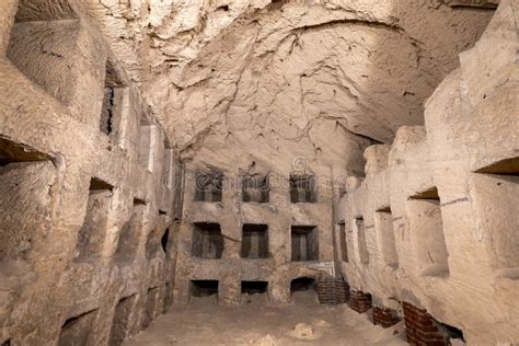 underground egyptian burial tomb stock image image  pharaoh huni