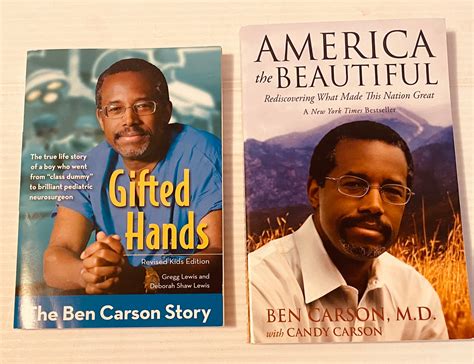 2 Ben Carson Books! 1) America the Beautiful, 2) Gifted Hands by Ben ...