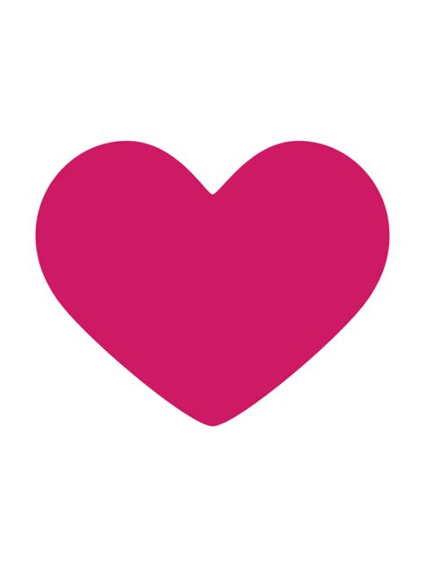 Printable Single Heart Pattern · InkPx