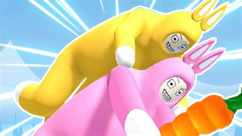 ПОПРОБУЙ НЕ СМЕЯТЬСЯ! САМАЯ СМЕШНАЯ ИГРА! КРОЛИКИ ЕБОЛИКИ SUPER BUNNY ...
