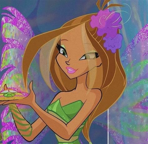 Winx club flora aesthetic | Flora winx, Winx club, Cartoon profile pics