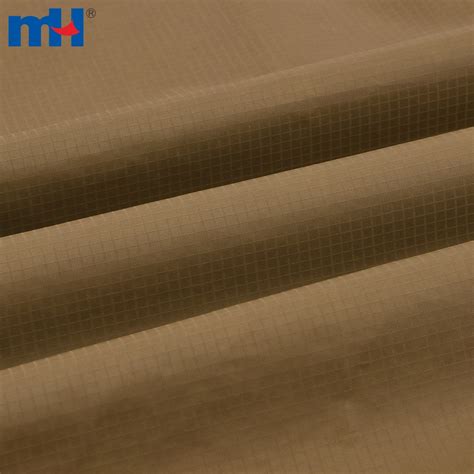 Waterproof 40D Nylon Ripstop Taffeta Fabric Waffle Texture