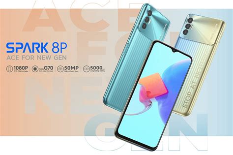 Tecno Spark 8P Debuts with a Novel Design, 90Hz Screen, and 50MP Triple ...