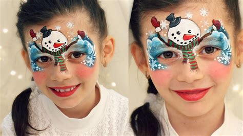 Snowman Face Paint