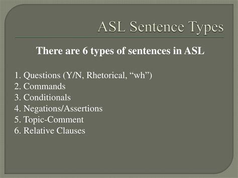 asl sentence types powerpoint    id