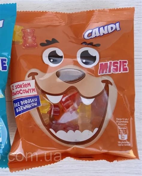 Купить Конфеты желейные мишки Candi Misie с фруктовым вкусом 200 г ...