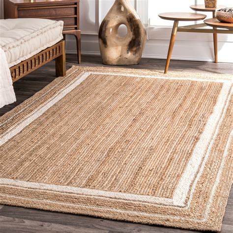 Square Shape Jute Floor mat Carpet - MusaJute