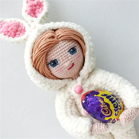 Izzy the Easter Bunny Crochet Amigurumi Doll Pattern PDF - Etsy