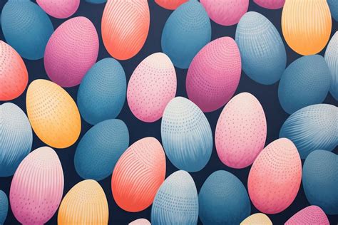 easter egg pattern backgrounds arrangement premium photo illustration