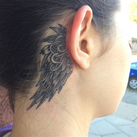 80 Best Behind the Ear Tattoo Designs & Meanings - Nice & Gentle (2019)