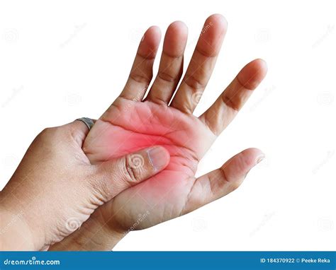 hand pain middle