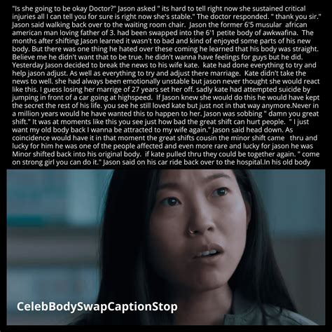 Celeb Body swap Caption Stop: The dark side of the great shift