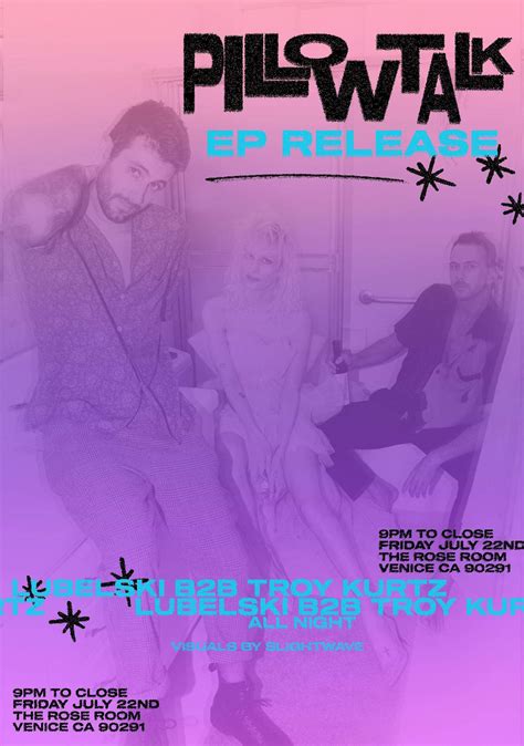 Pillowtalk EP Release Party - Lubelski & Troy Kurtz at The Rose Room